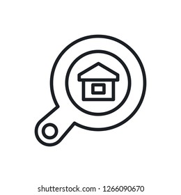 estate search vector icon