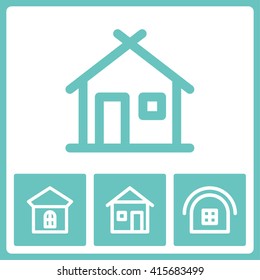 Estate sign. Web vector graphic. Design collection.