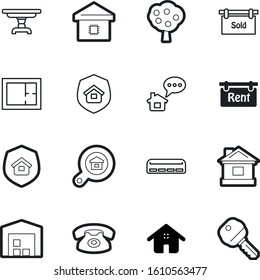 estate vector icon set such as: control, electronic, apple, plan, project, phone, condition, equipment, cool, unlock, round, future, hot, chat, natural, search, call, agriculture, storage, mobile