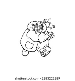 estein line vector for design illustrator and merchandise