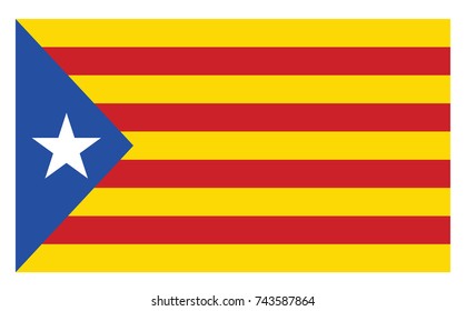 Estelada Blava, Catalonia flag