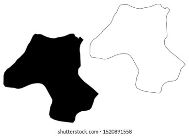 Esteli Department (Republic of Nicaragua, Departments of Nicaragua) map vector illustration, scribble sketch Estelí  map