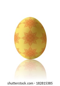 Ester egg with the Thai pattern (Illustration)