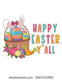 Ester Retro Sublimation Design: Vibrant colors and intricate patterns on a 4500x5400 art board, capturing nostalgic charm with modern flair.