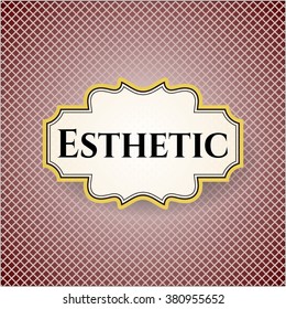 Esthetic card