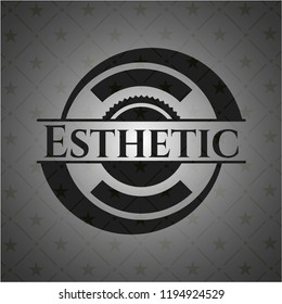 Esthetic dark emblem. Retro