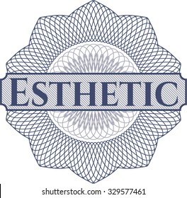 Rosette estilo dinero estético