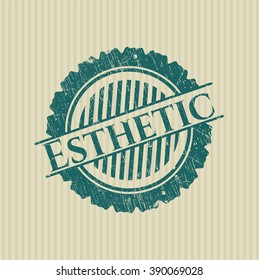 Esthetic rubber grunge texture stamp
