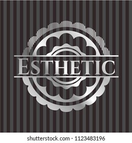 Esthetic silver emblem or badge