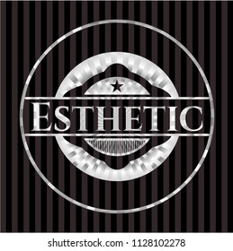 Esthetic silvery emblem