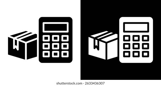 Estimate cost delivery icon concept, vector illustration