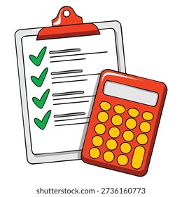 Estimate icon displayed in flat vector illustration style suitable for cost evaluation budgeting finance and project estimation concepts