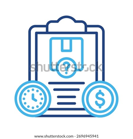 Estimate Icon Element For Design