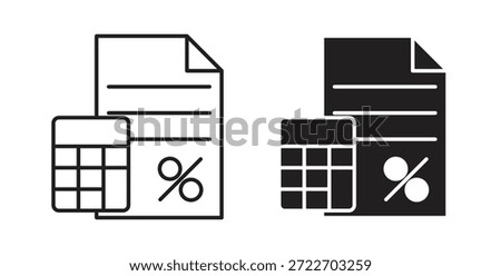 Estimate icon isolated vector Illustration. Vector pictogram for web and app