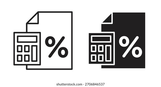 Símbolo de ícono de estimación para diseños de logotipo, Web, App.