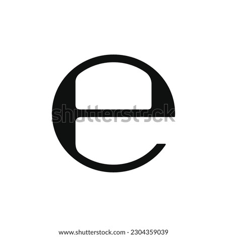 Estimated mark icon isolated on white background