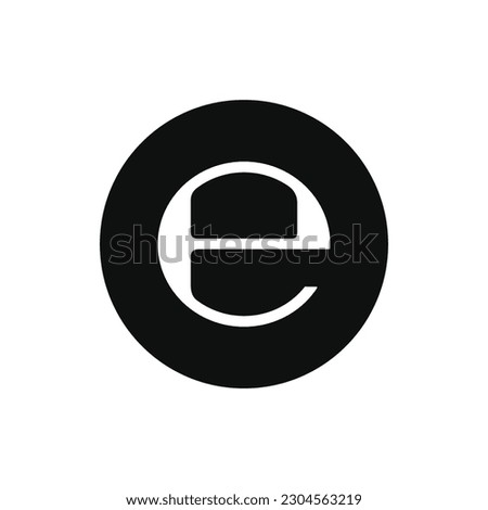 Estimated mark icon isolated on white background
