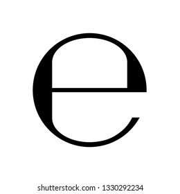 Estimated Sign, E Mark Symbol 