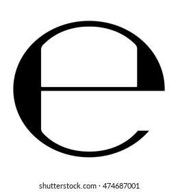 Estimated Sign Of E Mark Symbol