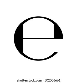 Estimated sign , e mark , e symbol 