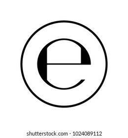 Estimated symbol in circle