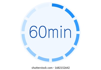 Estimated time required icon vector illustration