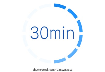 Estimated time required icon vector illustration