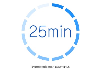 Estimated time required icon vector illustration