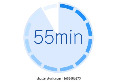 Estimated time required icon vector illustration