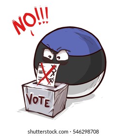 Estonia country voting no