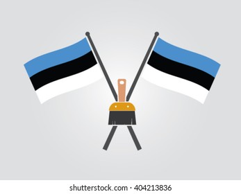 Estonia Emblem Brush