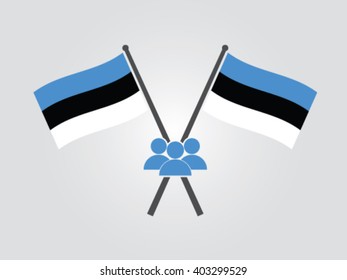 Estonia Emblem Community People