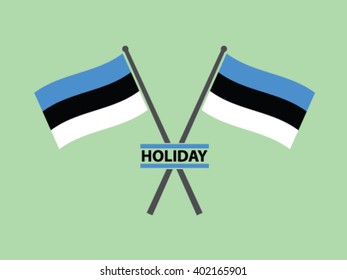 Estonia Emblem Holiday