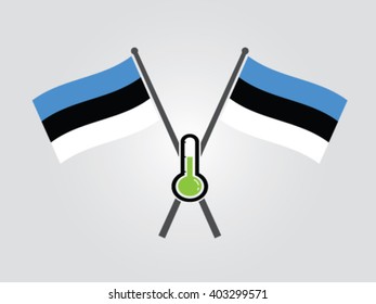 Estonia Emblem Normal Temperature