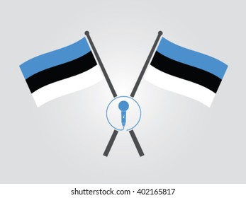 Estonia Emblem Singer
