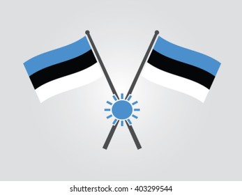 Estonia Emblem Summer Time