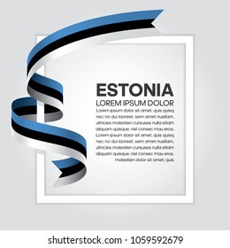 Estonia flag background