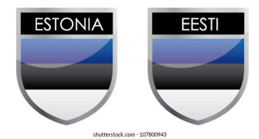 Estonia flag emblem
