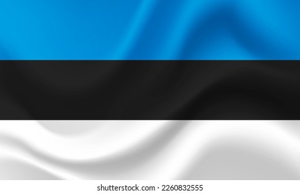 Estonia flag. Estonian flag. Estonian flag illustration. Estonia vector background. Symbol, icon.