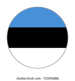 Estonia flag icon button