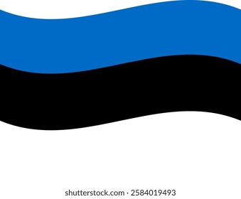 Estonia flag illustrator national of vector
