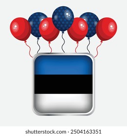 Estonia Flag Independence Day Celebration