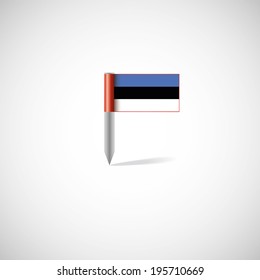 estonia flag pin