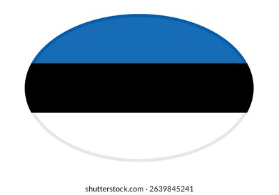 Estonia flag square shaped. vector	