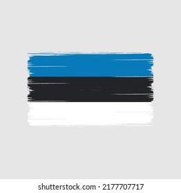 Estonia Flag Vector. National Flag
