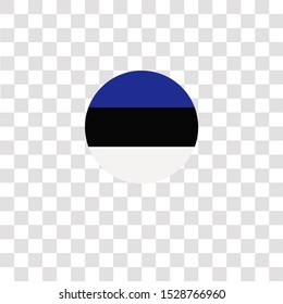 estonia icon sign and symbol. estonia color icon for website design and mobile app development. Simple Element from countrys flags collection for mobile concept and web apps icon.