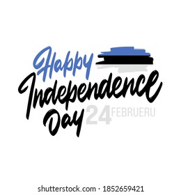 Estonia Independence day. Vector Illustration. Use For Brochures, Printed Materials, Logos, Independence Day
