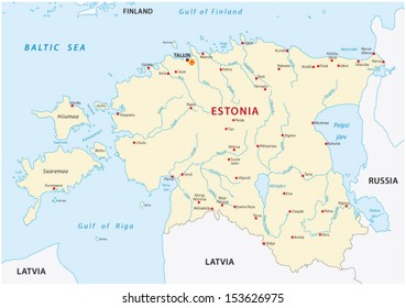 Estonia Map