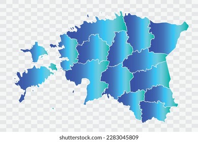 Estonia Mapa tez color azul Archivos de calidad de fondo png