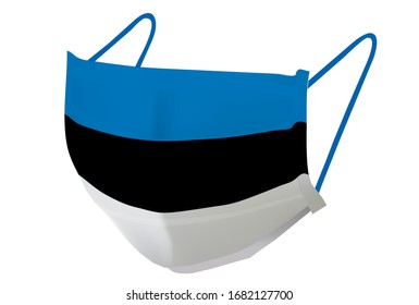 Estonia Mask national flag icon